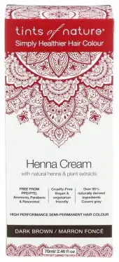 Tints Of Nature Colour Hair Hena Crm Dk Brown