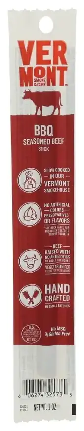 Vermont Smoke Beef Realstick Bbq Abf