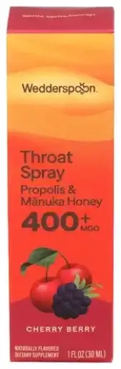 Wedderspoon Propolis Throat Cherry