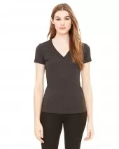 Bella + Canvas 8435 Ladies' Triblend Short-Sleeve Deep V-Neck T-Shirt