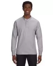 J America JA8244 Men's Vintage Brushed Jersey Henley