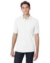 Hanes 054 Men's 5.2 oz. 50/50 EcoSmart® Jersey Knit Polo