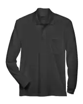 Core 365 88192P Men's Pinnacle Performance Long Sleeve Piqu? Polo with Pocket 2 Pack