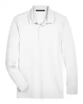 Devon & Jones DG20LT Men's Tall CrownLux Performance? Plaited Long Sleeve Polo 2 Pack