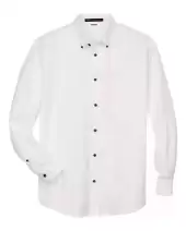 Harriton M500 Men's Easy Blend? Twill?Shirt 2 Pack