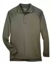 Harriton M211L Men's Advantage Long Sleeve Tactical Polo 2 Pack