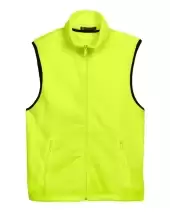 Harriton M985 Unisex Fleece Full-Zip Vest 2 Pack