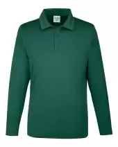 Team 365 TT51L Men's Zone Performance Long Sleeve Polo 2 Pack