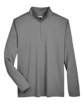 Team 365 TT31H Men's Zone Sonic Heather Performance Quarter-Zip Pullover 2 Pack