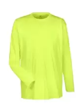 UltraClub 8422 Men's Cool & Dry Sport Long Sleeve Performance Interlock T-Shirt 2 Pack