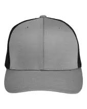 Team 365 TT802 Zone Sonic Heather Trucker Cap by Yupoong 2 Pack