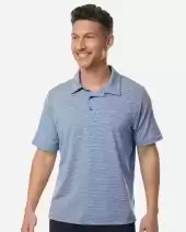Team 365 TT125 Men Relay Heathered Stripe Polo