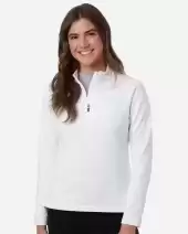 AllPro STF870L Women Stretch Quarter-Zip Fleece Pullover