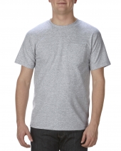 Alstyle AL1305 Adult 6.0 oz., 100% Cotton Pocket T-Shirt