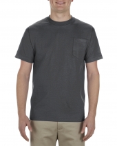 Alstyle AL1305 Adult 6.0 oz., 100% Cotton Pocket T-Shirt