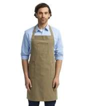 Artisan Collection by Reprime RP132 Unisex Cotton Chino Bib Apron