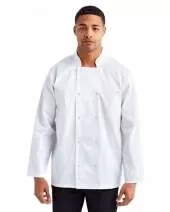 Artisan Collection by Reprime RP665 Unisex Studded Front Long-Sleeve Chef's Jacket