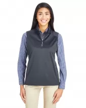 Ash City - Core 365 CE709W Ladies' Techno Lite Three-Layer Knit Tech-Shell Quarter-Zip Vest
