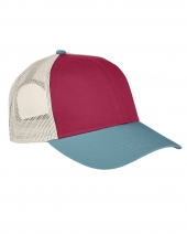 Authentic Pigment AP1919 Tri-Color Trucker Cap