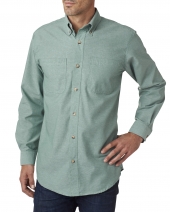 Backpacker BP7004T Men's Tall Yarn-Dyed Chambray Woven