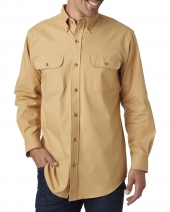 Backpacker BP7005 Men's Solid Flannel Shirt