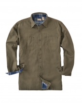 Backpacker BP7006 Men's Canvas Shirt Jacket with Flannel Lining