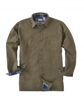 Backpacker BP7006 Men's Canvas Shirt Jacket with Flannel Lining