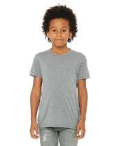 Bella + Canvas 3413Y Youth Triblend Short-Sleeve T-Shirt