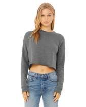 Bella + Canvas B7503 Ladies' Cropped Fleece Crew