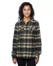 Burnside B5210 Ladies' Plaid Boyfriend Flannel Shirt