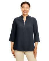 Devon & Jones DP611W Ladies' Perfect Fit™  3/4-Sleeve Crepe Tunic