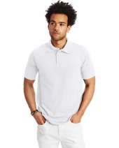 Hanes 055P Men's 6.5 oz. X-Temp® Piqué Short-Sleeve Polo with Fresh IQ