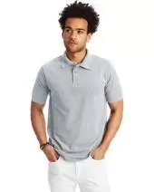 Hanes 055P Men's 6.5 oz. X-Temp® Piqué Short-Sleeve Polo with Fresh IQ