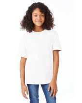 Hanes 498Y Youth 4.5 oz., 100% Ringspun Cotton nano-T® T-Shirt