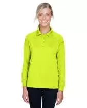 Harriton M211LW Ladies' Tactical Long-Sleeve Performance Polo