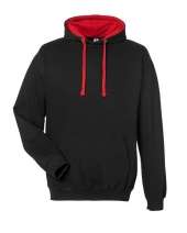 Just Hoods By AWDis JHA003 Adult 80/20 Midweight Varsity Contrast Hooded Sweatshirt
