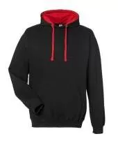 Just Hoods By AWDis JHA003 Adult 80/20 Midweight Varsity Contrast Hooded Sweatshirt