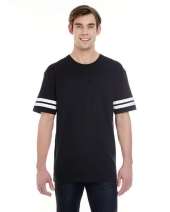 LAT 6937 Football Fine Jersey Tee