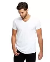 US Blanks US2200 Men's 4.3 oz. Short-Sleeve V-Neck