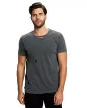 US Blanks US5524G Unisex Pigment-Dyed Destroyed T-Shirt