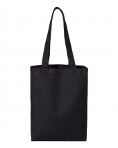 Q-Tees Q1000 12L Canvas Gusset Shopping Tote