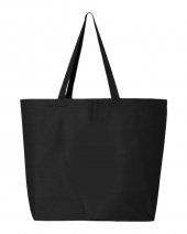 Q-Tees Q600 24.5L Jumbo Canvas Tote