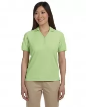 Devon & Jones D100W Ladies' Pima Piqué Short-Sleeve Y-Collar Polo