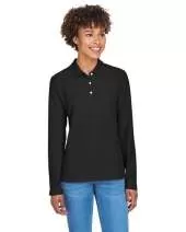Devon & Jones D110W Ladies' Pima Piqué Long-Sleeve Polo