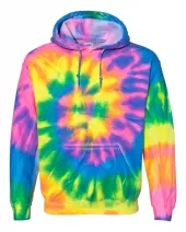Dyenomite 680VR Blended Tie-Dyed Hooded Sweatshirt