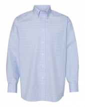 Van Heusen 13V0467 Blue Suitings Non-Iron Patterned Shirt