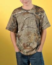 Code V 2280 Youth Officially Licensed REALTREE® Camouflage Short Sleeve T-Shirt