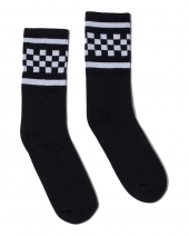 SOCCO SC300 USA-Made Checkered Crew Socks