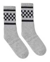 SOCCO SC300 USA-Made Checkered Crew Socks