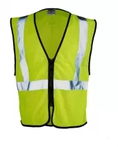ML Kishigo 1547-1548 Class 2 Zipper Mesh Economy Vest